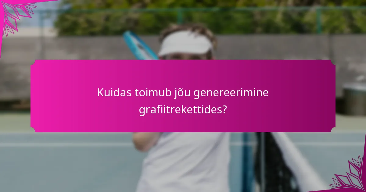 Kuidas toimub jõu genereerimine grafiitrekettides?